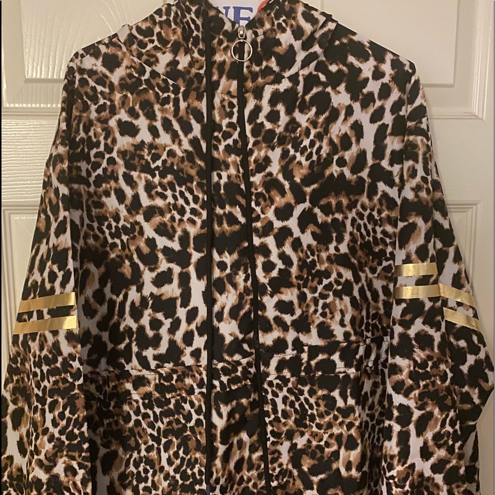 Leopard print jacket